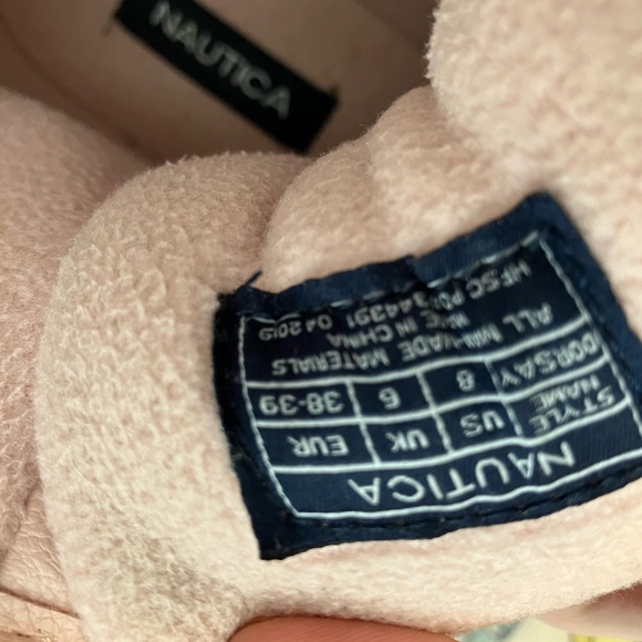 nautica • dorsay rubber toe duck boot in blush/grey - Picture 12 of 13